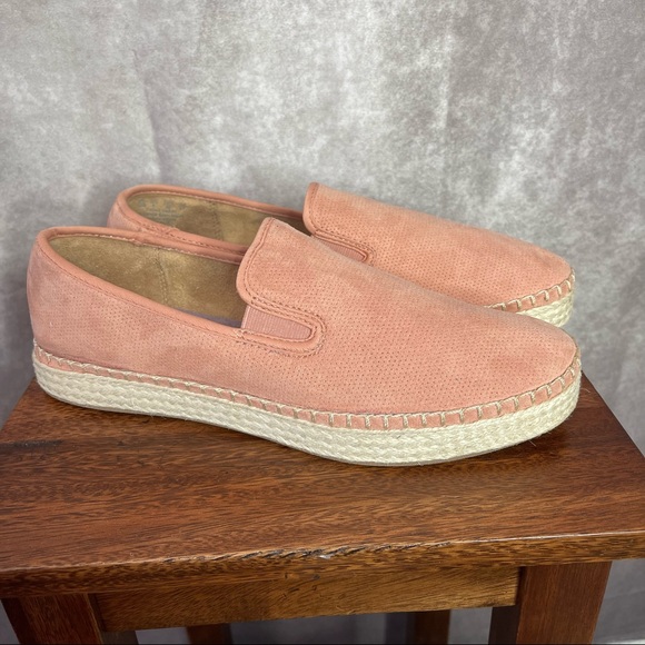Dr  Scholls Faux Suede “Far Out” Platform Espadrille Sip-On Size 10M - Picture 3 of 15